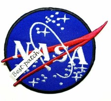 Listing image for NASA Astronaut Patch Iron Sew ON Applique Space UFO Jeans Jacket Badge
