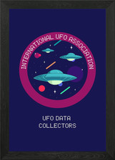 Listing image for UFO data collectors Framed Wall Art Poster Canvas Print Picture