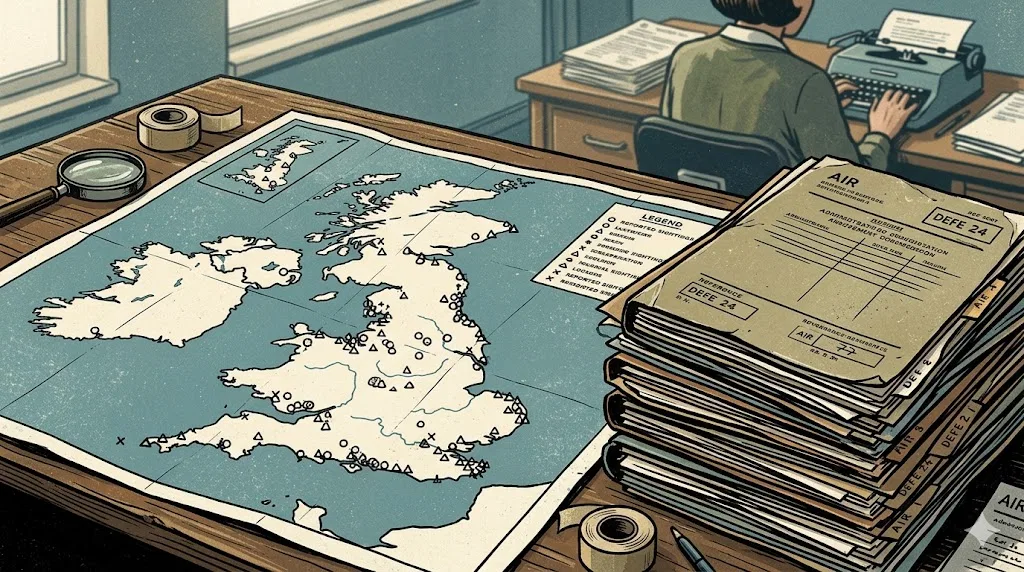 Overview image for What the UK UFO Files Actually Show | UFO Archives